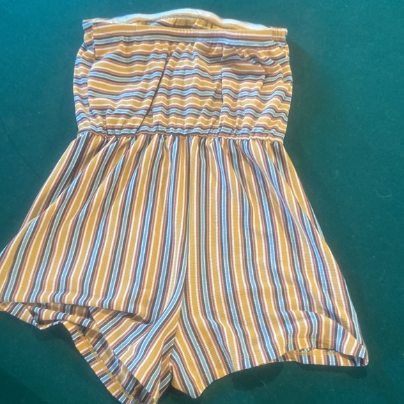 Wild fable strapless striped romper - Picture 7 of 7